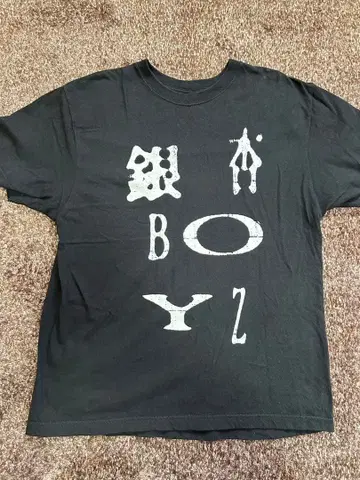 이치난 BOYZ T셔츠 블랙 쇼와 100년 투어