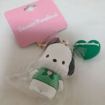 원 포인트 하트 시리즈 PVC 마스코트 키링 포차코