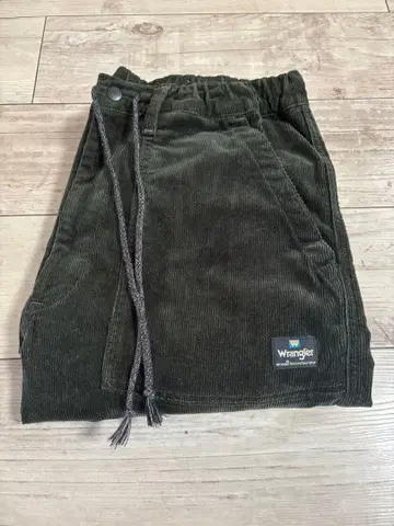 Wrangler 코듀로이 팬츠 다크 그린