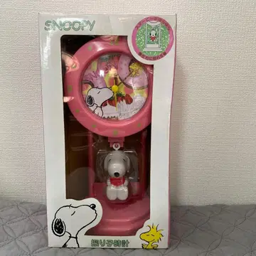 [ 새상품급 ] SNOOPY 진자 시계 핑크
