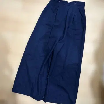 네이비 와이드 팬츠 사이즈 42