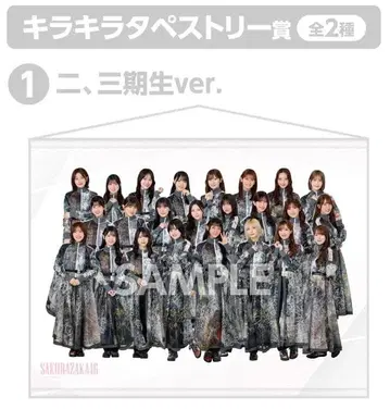 로손 복권 사쿠라자카46 키라키라 페이스트리상 2, 3기생 ver.