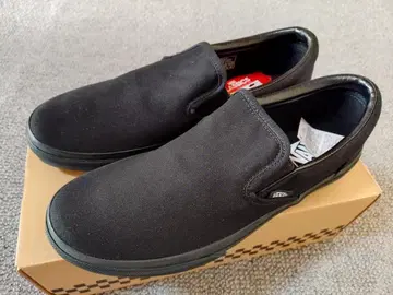 VANS 블랙 슬립온 27.5cm 새상품급