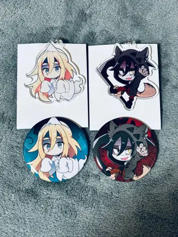 살육의 천사 자크 레이 캔뱃지 아크릴 스트랩 아크릴 키링