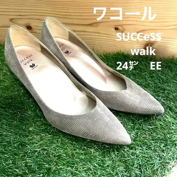 새상품 [ 와코루 서세스워크 ] 스틸레토 펌프스 24 베이지