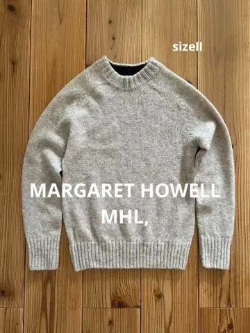마가렛호웰 MHL 베이지 크루넥 스웨터 사이즈 II