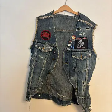 METALLICA 데님 베스트 슬리브리스