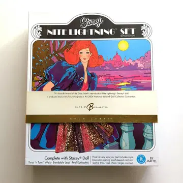 스테이시 나이트 라이트닝 세트 바비 리프로 금발 레어