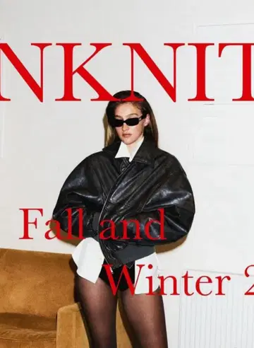 nknit syntheticleatherpaddedshortjacket