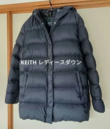 KEITH 여성용 다운 코트 미들 기장