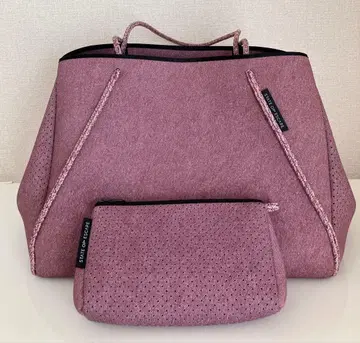 STATE OF ESCAPE 네오프렌 토트백 워시드 로즈