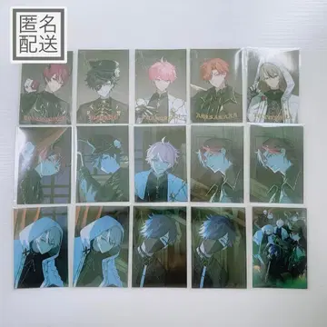 CR 랜덤 메탈릭 카드 세트