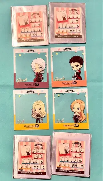 캡콤 카페 데빌 메이 크라이 사진 프레임 4종 세트