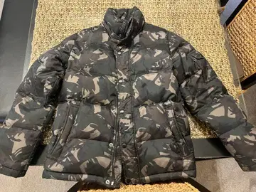 카모플라쥬 다운 자켓 남성용 유니클로 S 사이즈 아우터 다운