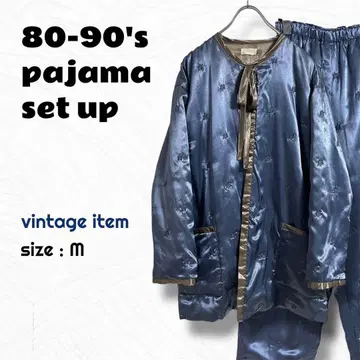 80-90's 파자마 셋업 / 빈티지 자켓 구제 의류