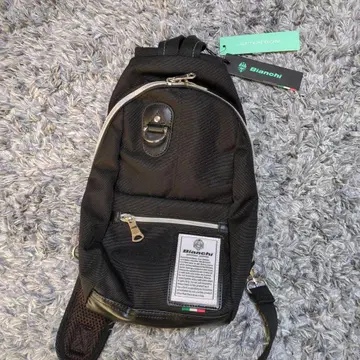 Bianchi 블랙 백팩 LBPL-01