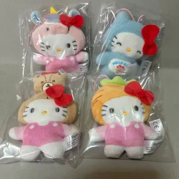 헬로키티 봉제 인형 4종 세트