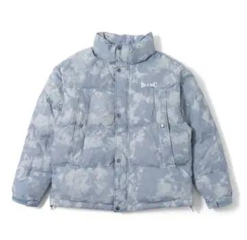 Blessed 타이다이 패턴 다운 자켓