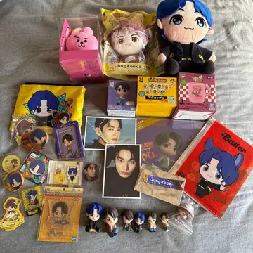 주말 가격 BTS 타이니탄 BT21 굿즈 묶음 판매 국 쿠키