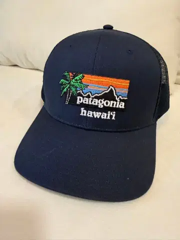 [ 새상품 ] patagonia 파타로하 하와이 한정판 캡(네이비)