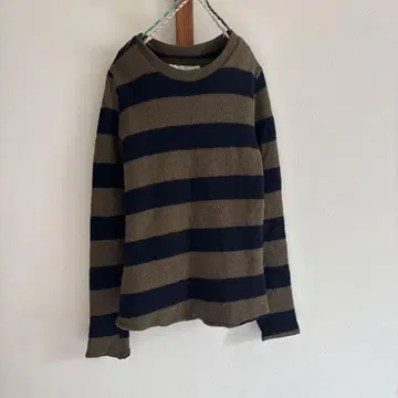 ZUCCA 울 100% 보더 니트