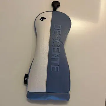 데상트 DESCENTE 골프 헤드커버 블루 화이트