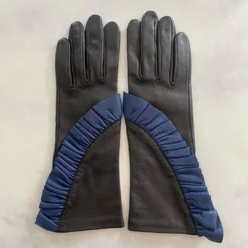 새상품급 여성용 아녜르 가죽 그로브 블랙 검정 가죽 장갑 사이즈 7