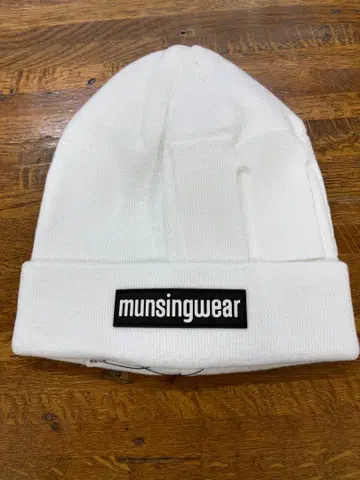 먼싱웨어 화이트 니트 모자 신상 골프 미사용 새상품