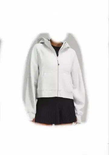 Lululemon 오버 사이즈 풀 지퍼 후디