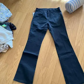 네이비 캐주얼 팬츠 미사용 택 포함