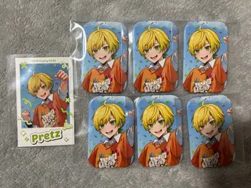 AMPTAK 푸릿츠 STPR Family 랜덤 스퀘어 캔뱃지 세븐