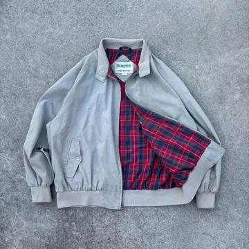 vintage 크롭 블루종 오버 사이즈 아메카지 시티 보이