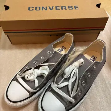 CONVERSE 그레이 스니커즈 23cm