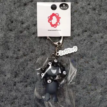 블랙 미야쿠미야쿠 PVC 입체 아크릴 키링 만박