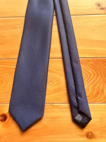 Y&Tailor 네이비 무지 넥타이