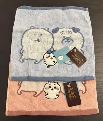 이마바리 나가노전 호코리 치이카와와 하치와레의 타월 손수건 세트