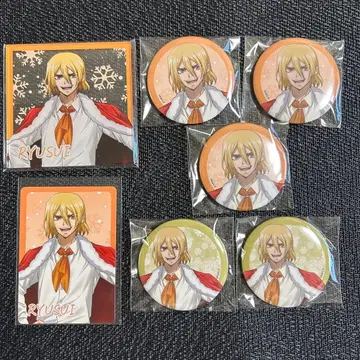 닥터 스톤 독스토 카페 나나미 류스이 캔뱃지 코스터 특전 카드