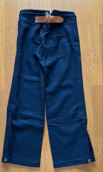 울 100% 스트레이트 팬츠 여성용