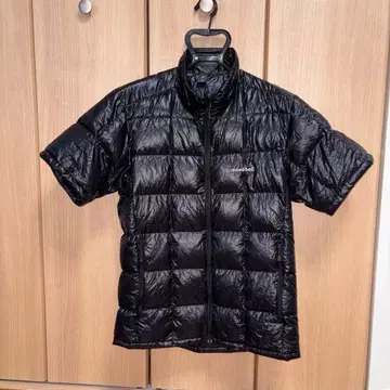 mont-bell M 블랙 숏 슬리브 다운 자켓