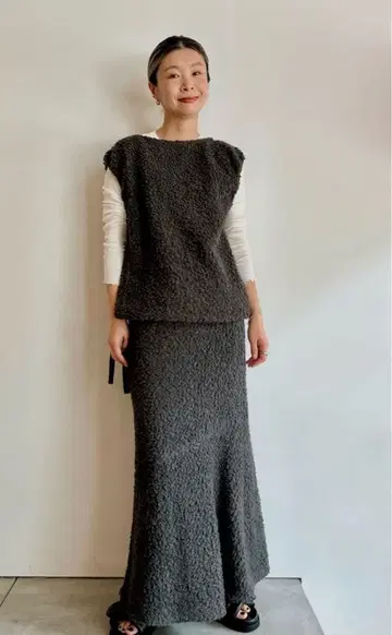 BACCA 울보아 개더 베스트 셋업 tomorrowland