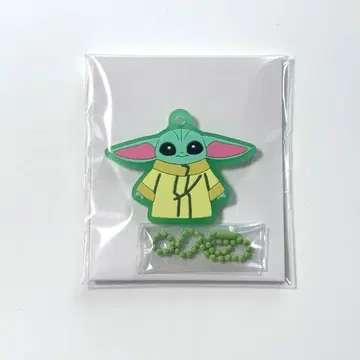 STAR WARS 만달로리안 그로구 러버 키체인 코믹콘