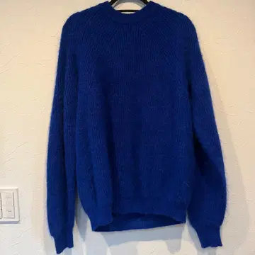 BATONER 스웨터/3/모헤어/블루