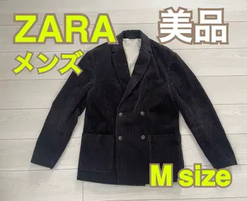 [ 새상품급 ] ZARA 남성용 코듀로이 자켓 M 사이즈 자라 브라운