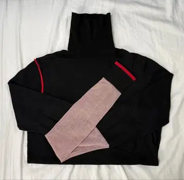 soduk 원 롱 니트 탑 / 블랙