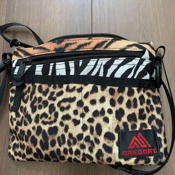 GREGORY 빔즈 별주 레오파드 제브라 패턴 애니멀 사코슈