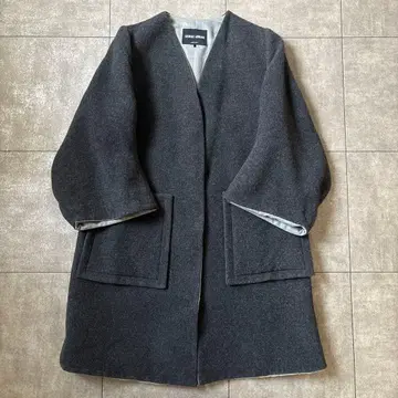 조르지오 아르마니 GIORGIO ARMANI 그레이 코트 36 사이즈