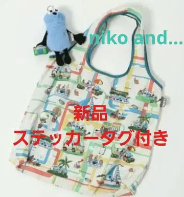 니코앤드 [퍼펫 스] 콜라보 봉제 인형 에코백