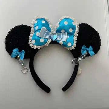 미니 머리띠 스카이블루