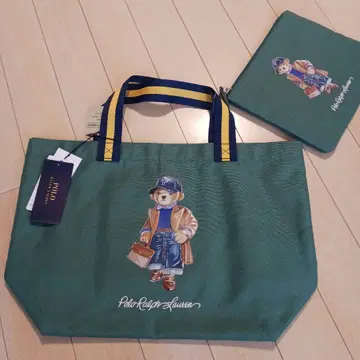 [ 택 포함 새상품 익명 배송 ] 폴로 랄프로렌 폴로베어 토트백