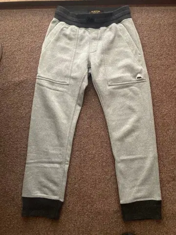 Burton 맨투맨 팬츠 기모 그레이 [ 사이즈: M ]